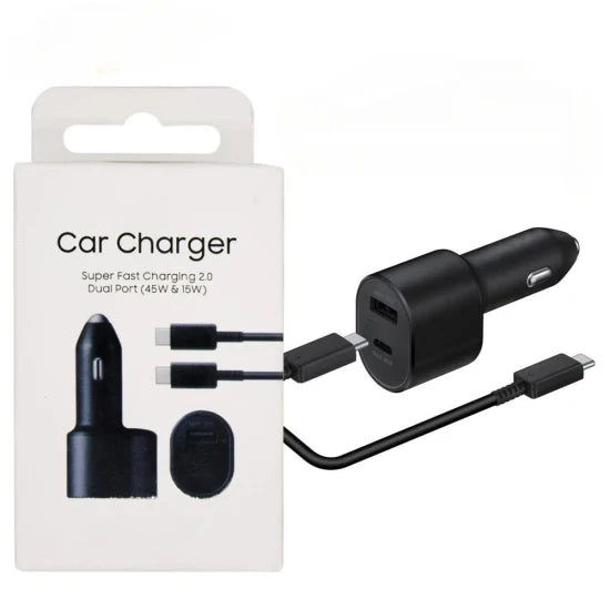 Samsung 45W Car Charger Set