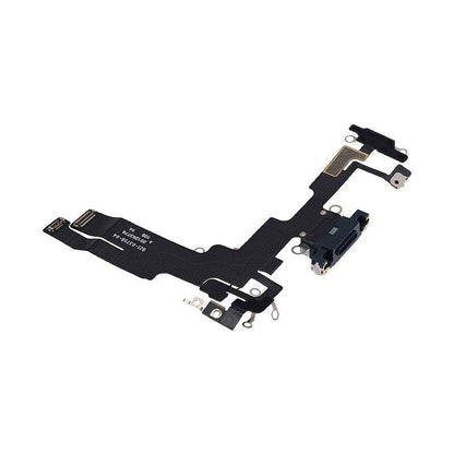 CHARGING PORT FLEX CABLE FOR IPHONE 14 (PREMIUM) (MIDNIGHT)