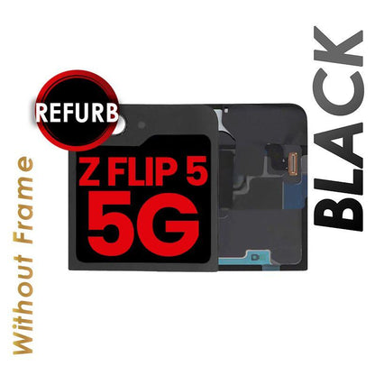 OUTER OLED ASSEMBLY WITHOUT FRAME FOR GALAXY Z FLIP 5 5G (BLACK)