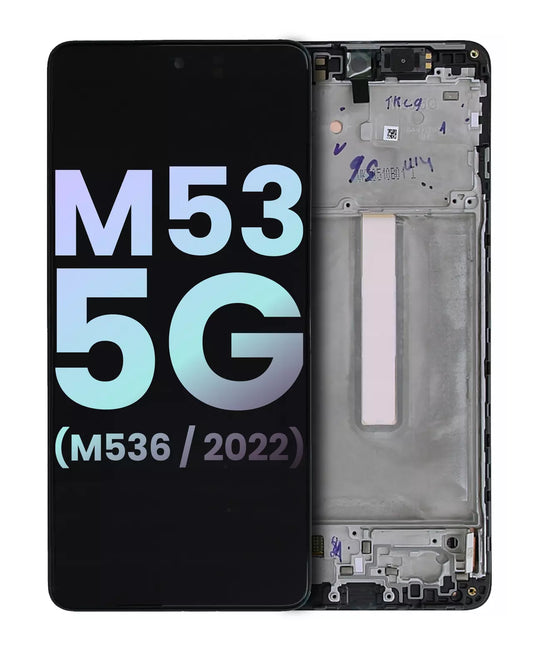 OLED ASSEMBLY WITH FRAME FOR SAMSUNG GALAXY M53 5G (M536 / 2022)