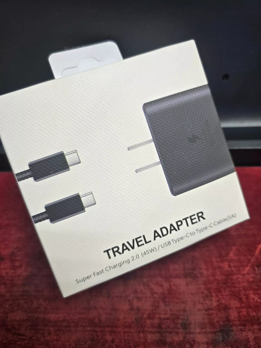 Adapter 45W Fast Charger for Type C cables