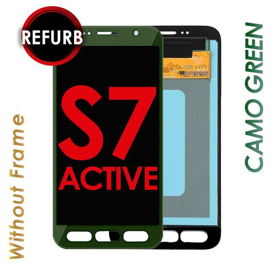 OLED ASSEMBLEY COMPATIBLE FOR SAMSUNG S7 ACTIVE GREEN