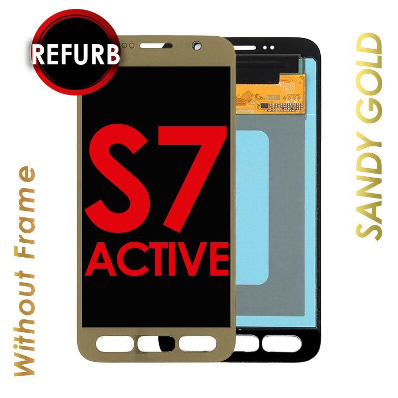 OLED ASSEMBLEY COMPATIBLE FOR SAMSUNG S7 ACTIVE GOLD